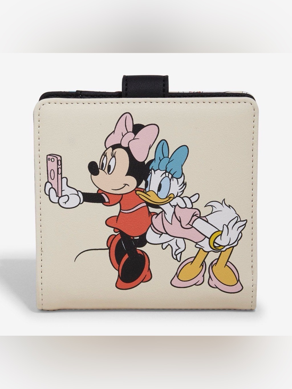 Loungefly Disney Minnie Mouse & Daisy Duck Selfie Square Wallet- New